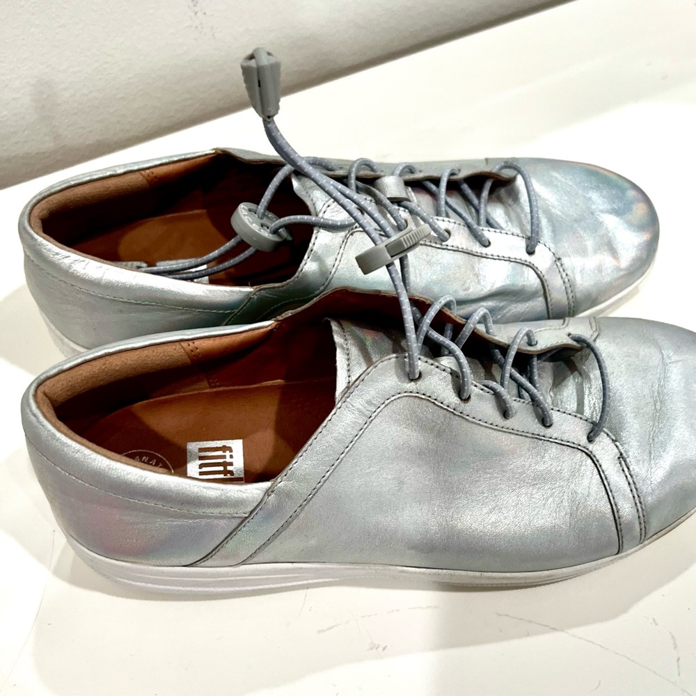 Fitflop Silver Sneakers size 10
